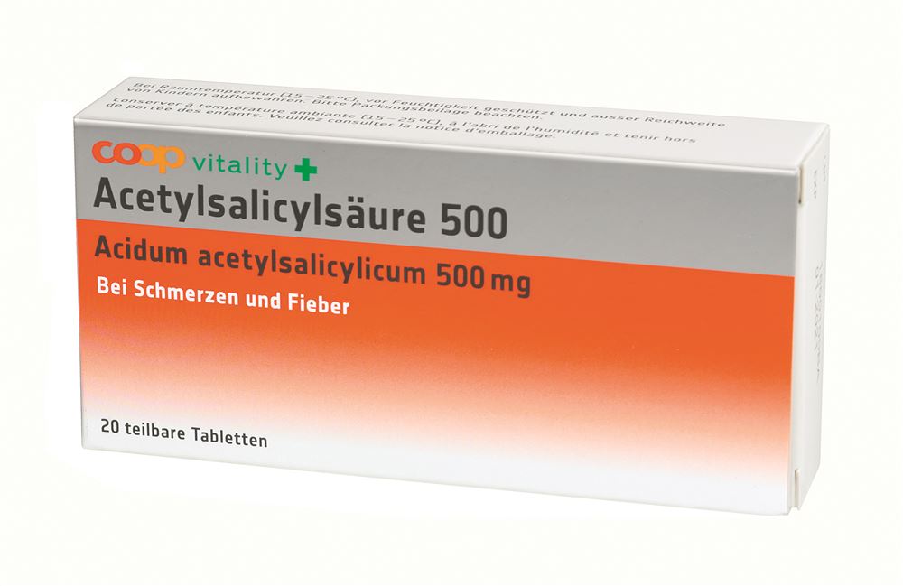 Coop Vitality Acetylsalicylsäure 500 mg