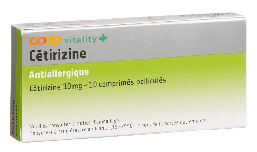 Coop Vitality Cétirizine 10 mg, image 2 sur 2