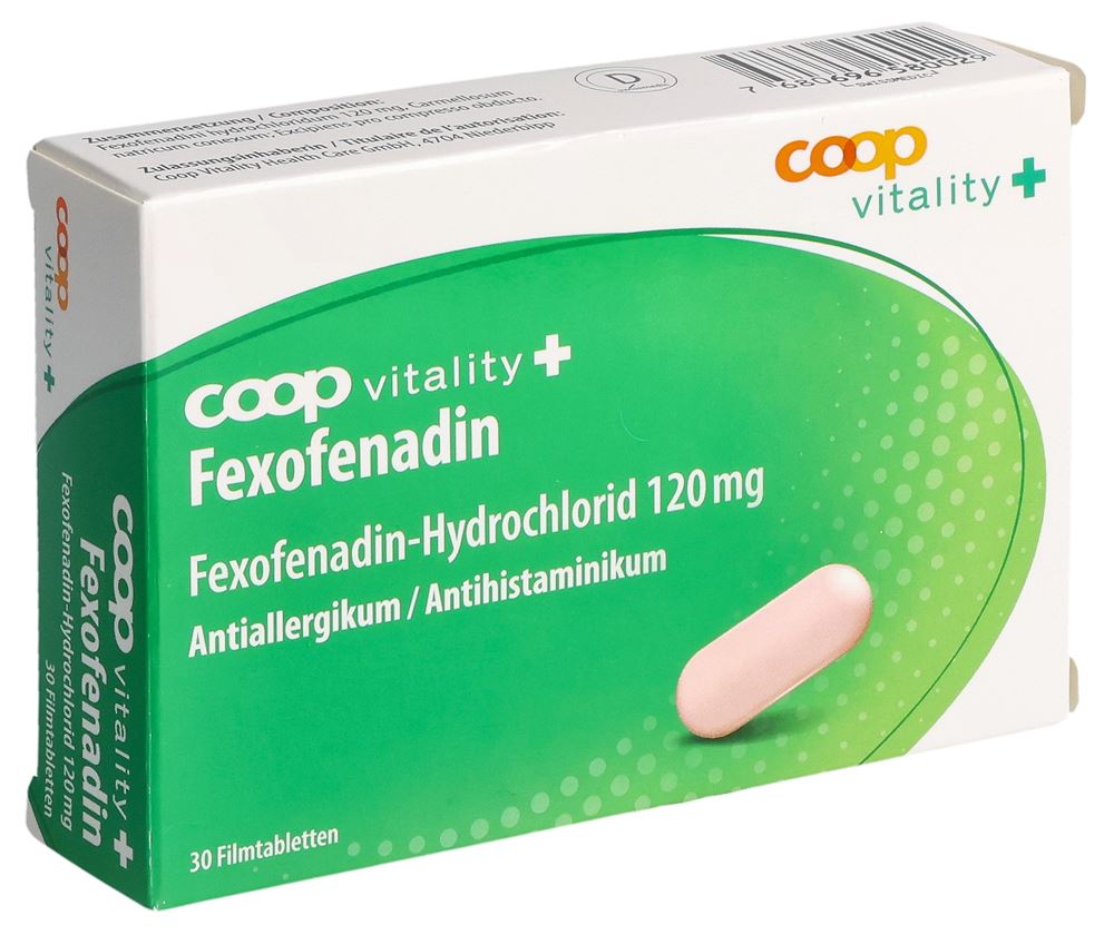 Coop Vitality Fexofenadin 120 mg, Hauptbild