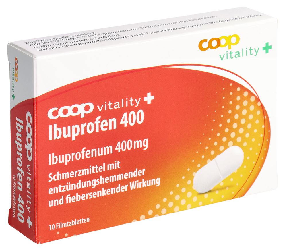 Coop Vitality Ibuprofen 400 mg, Hauptbild