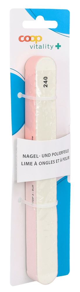 Coop Vitality lime à ongles polissoir