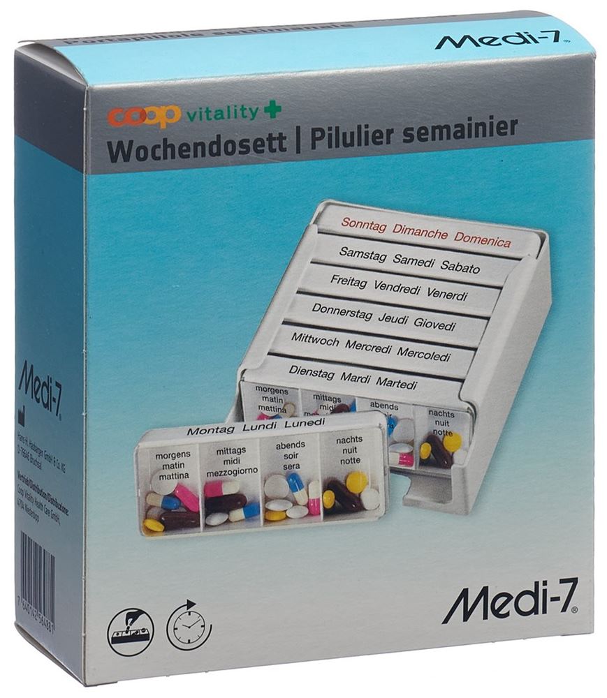 Coop Vitality Medi-7 pilulier semainier