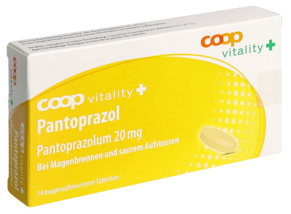 Coop Vitality Pantoprazol 20 mg, Hauptbild