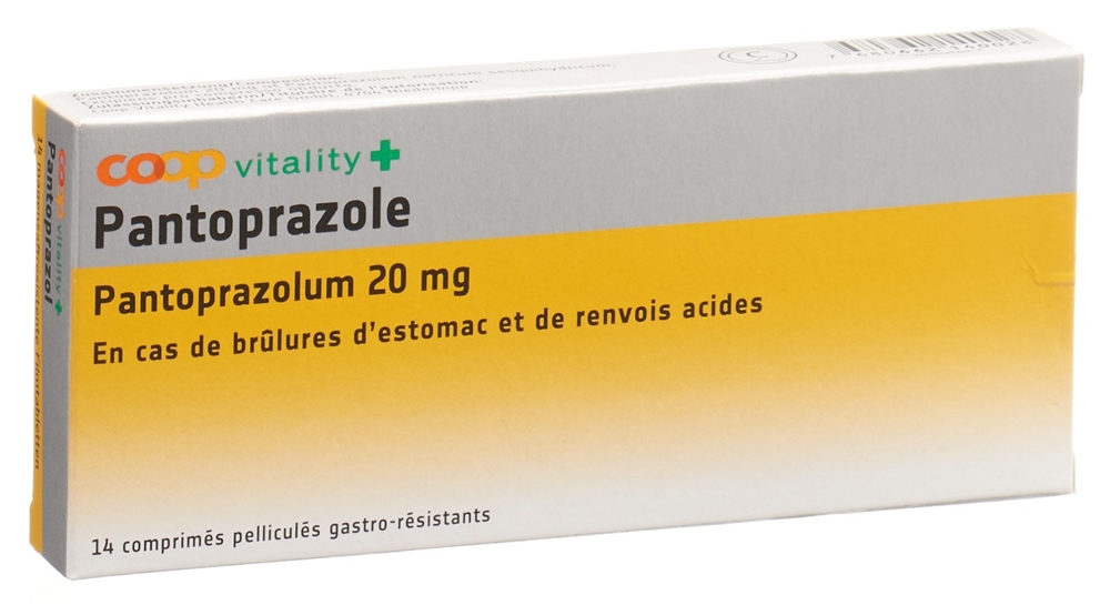 Coop Vitality Pantoprazole 20 mg, image 2 sur 2