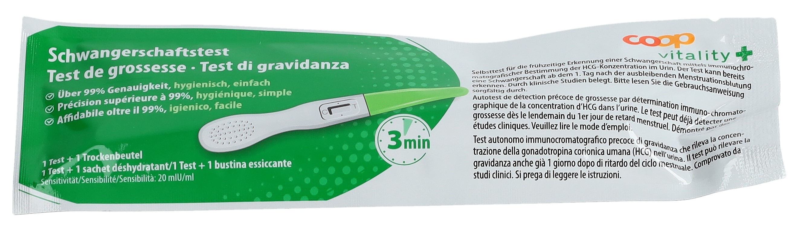 Coop Vitality Test de grossesse, image 2 sur 4