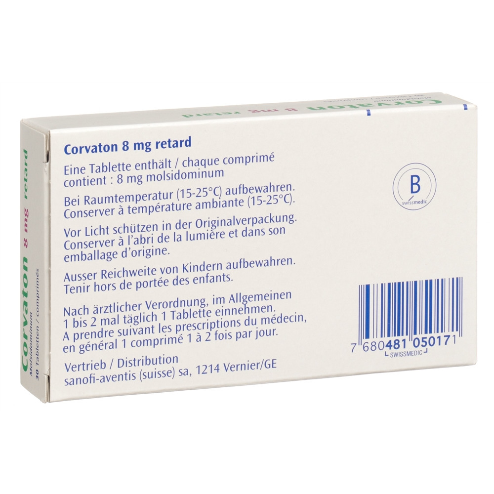 CORVATON retard 8 mg, Bild 2 von 2