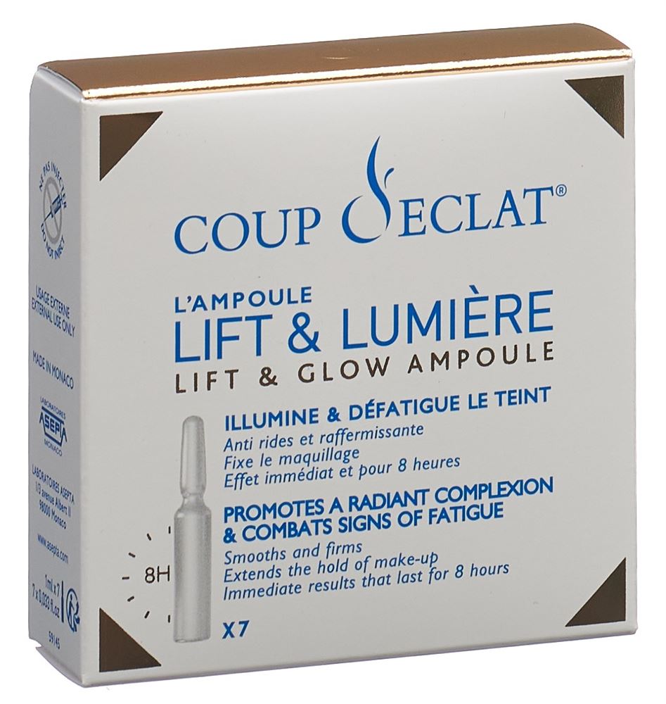 Coup d'Eclat Die Ampulle Lift & Glow