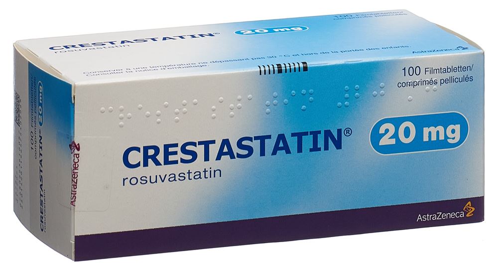 CRESTASTATIN Filmtabl 20 mg Blist 100 Stk, Hauptbild