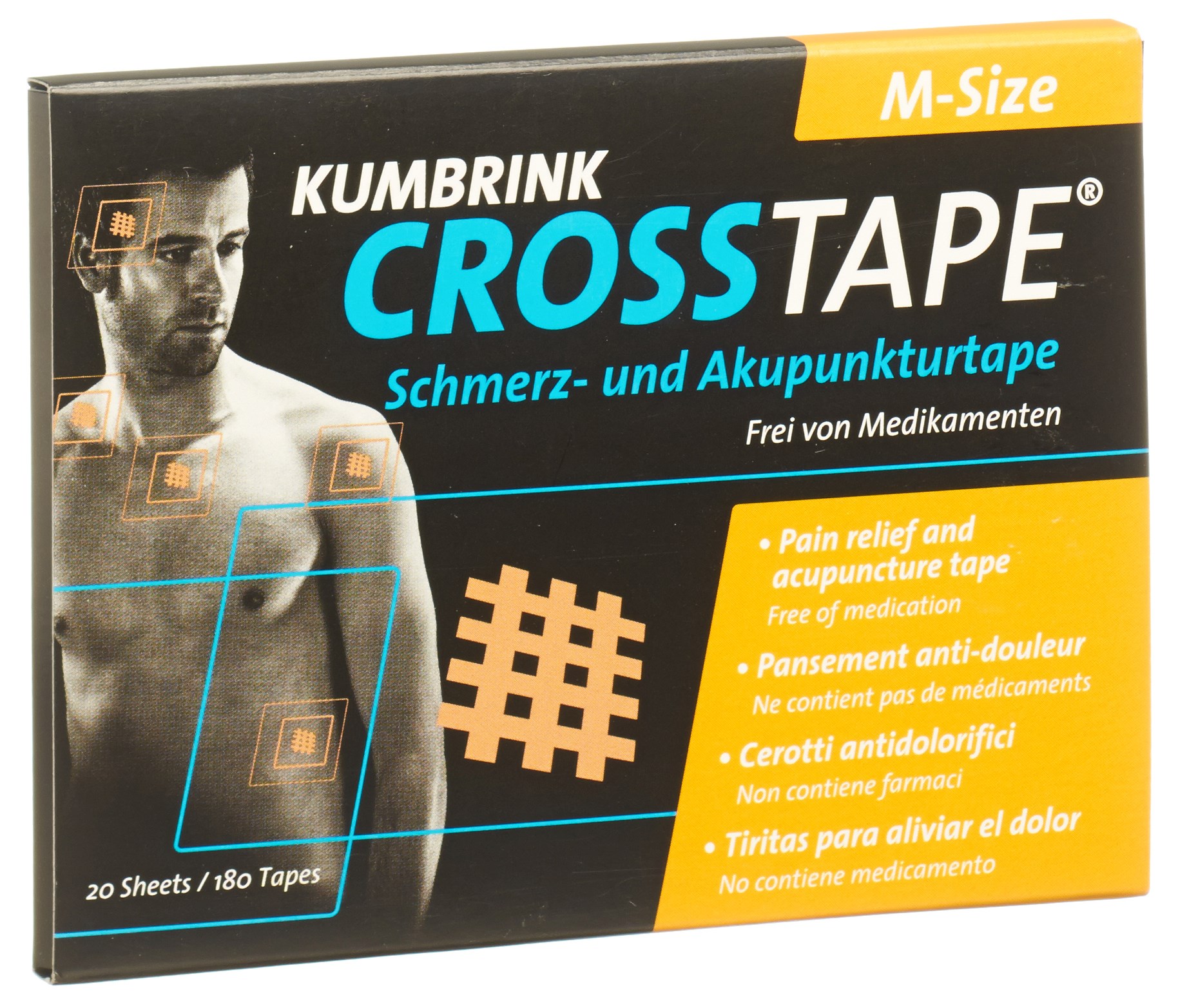 CROSSTAPE Schmerz- Akupunkturtape