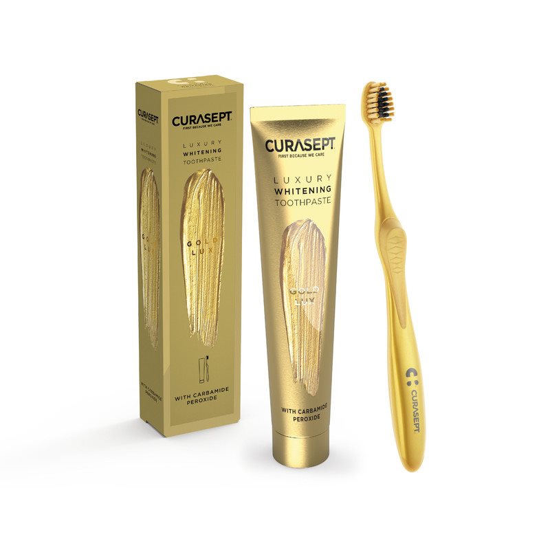 CURASEPT GOLD LUXURY WHITENING TOOTHPASTE, Bild 2 von 2
