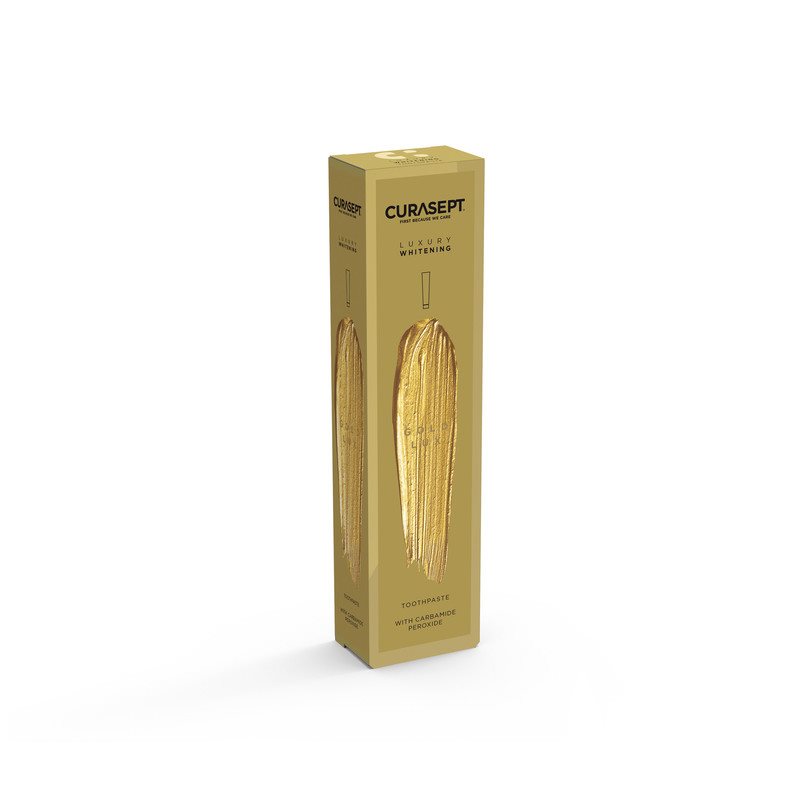CURASEPT GOLD LUXURY WHITENING TOOTHPASTE, image principale