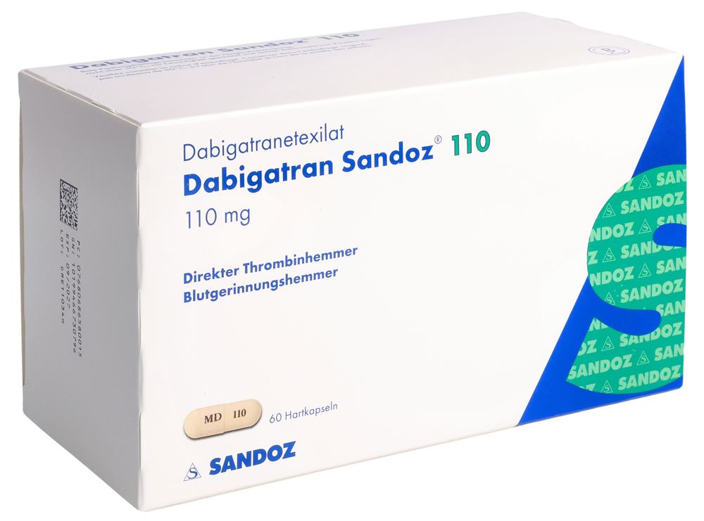 DABIGATRAN Sandoz 110 mg, Hauptbild