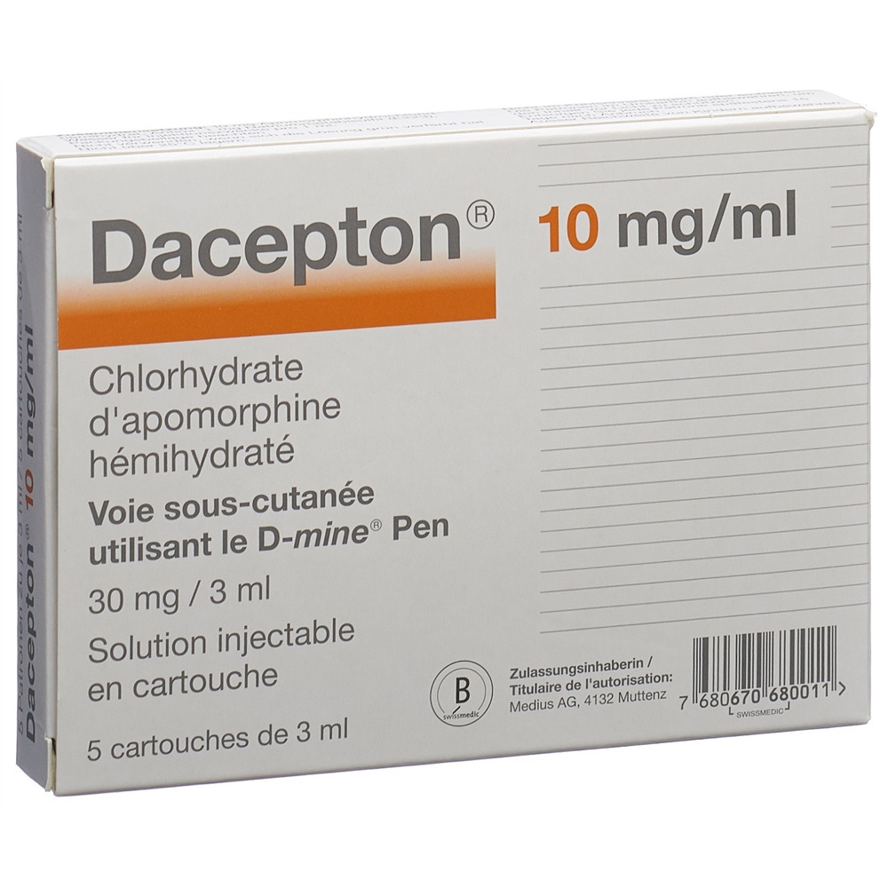 DACEPTON Inj Lös 30 mg/3ml Patronen 3 ml, Bild 2 von 2