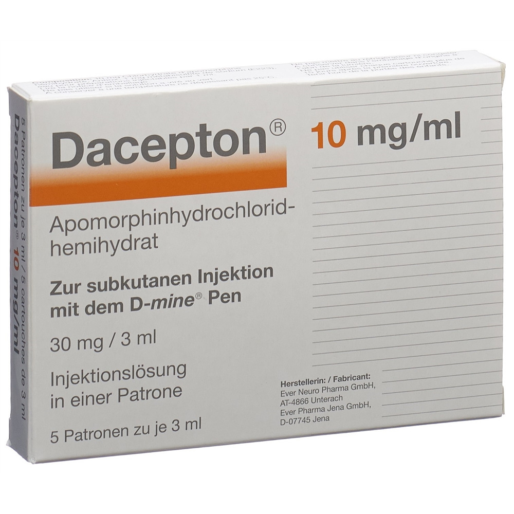 DACEPTON Inj Lös 30 mg/3ml Patronen 3 ml, Hauptbild