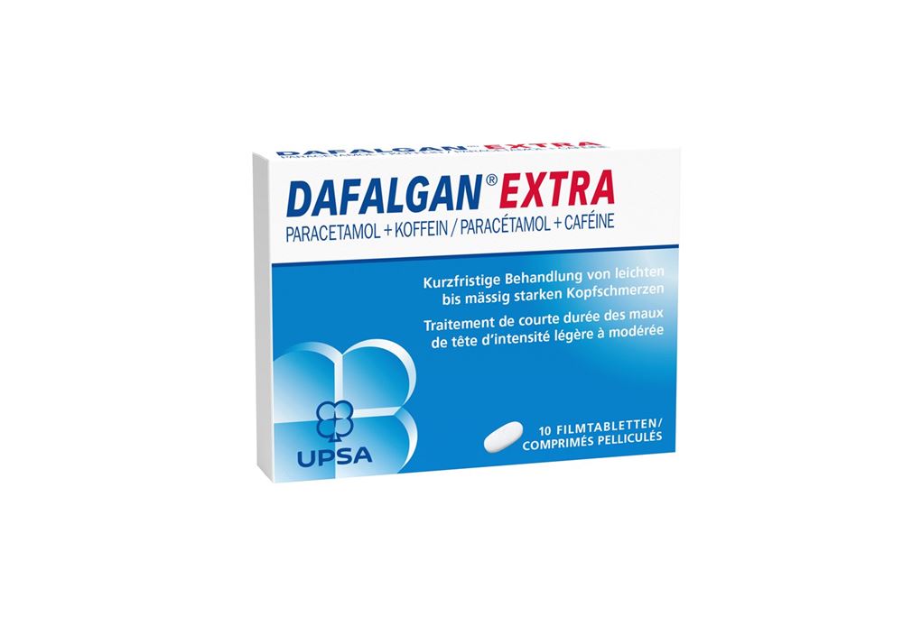 DAFALGAN cpr pell 500/65 mg blist 10 pce, image principale