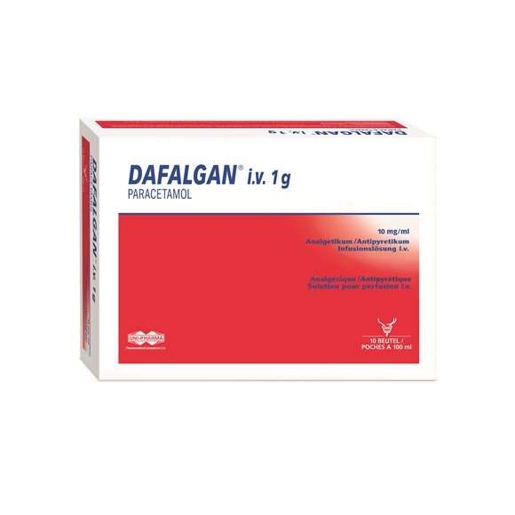 DAFALGAN i.v. 1 g/100ml, Hauptbild