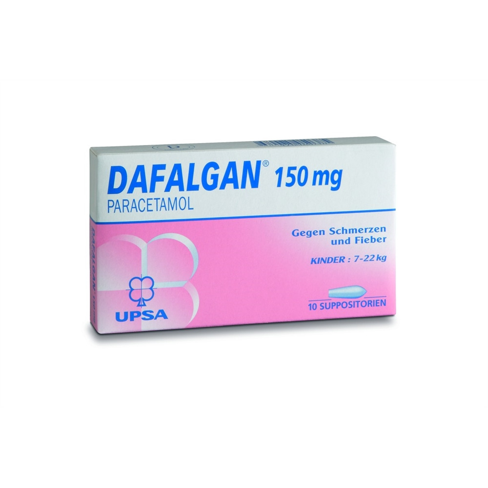 DAFALGAN supp 150 mg blist 10 pce