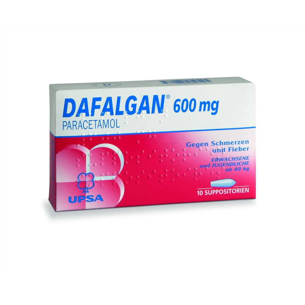 DAFALGAN supp 600 mg blist 10 pce