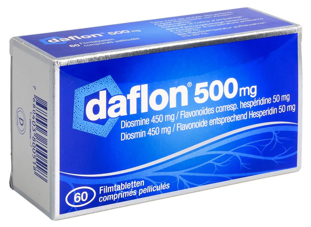 DAFLON cpr pell 500 mg blist 60 pce