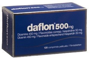 DAFLON Filmtabl 500 mg Blist 120 Stk