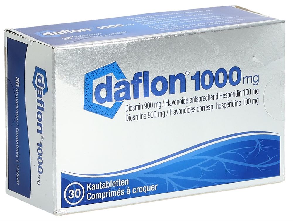 DAFLON Kautabl 1000 mg Blist 30 Stk