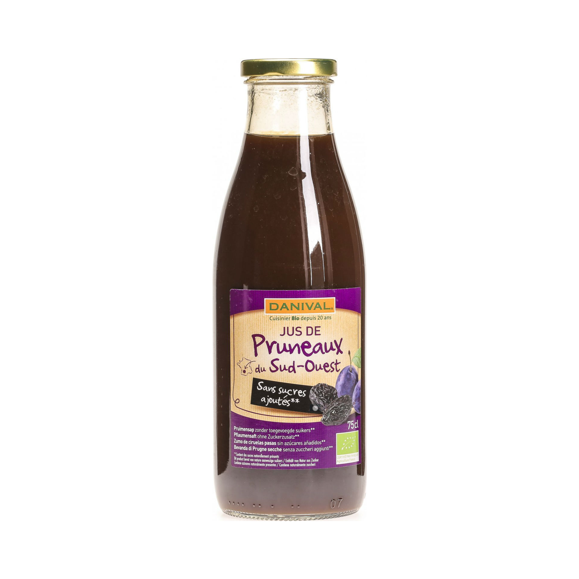 DANIVAL Jus de pruneaux