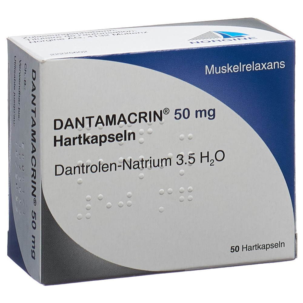 Dantamacrin caps 50 mg blist 50 pce, image principale