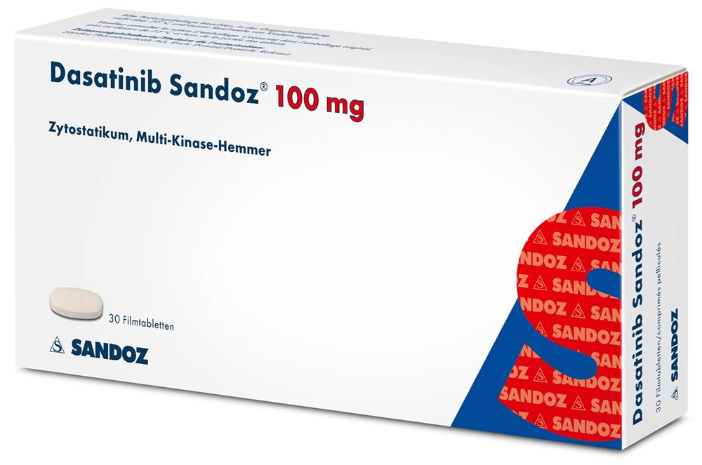 DASATINIB Sandoz 100 mg, Hauptbild