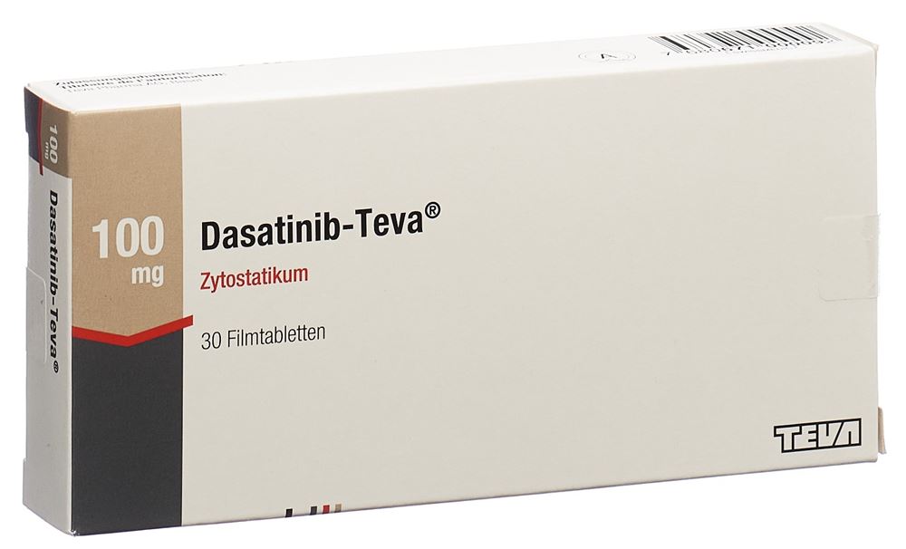 DASATINIB Teva 100 mg, Hauptbild