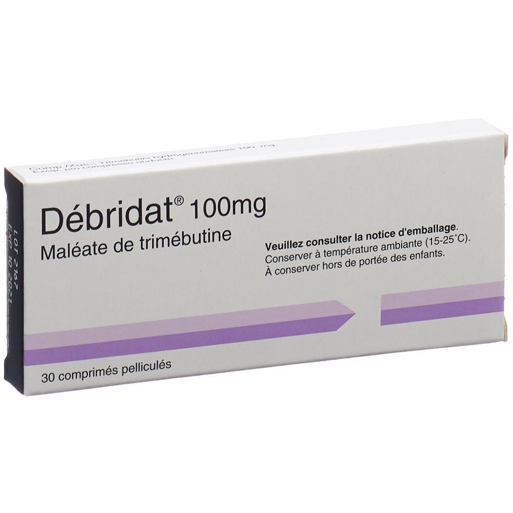 Debridat cpr pell 100 mg blist 30 pce, image 2 sur 2