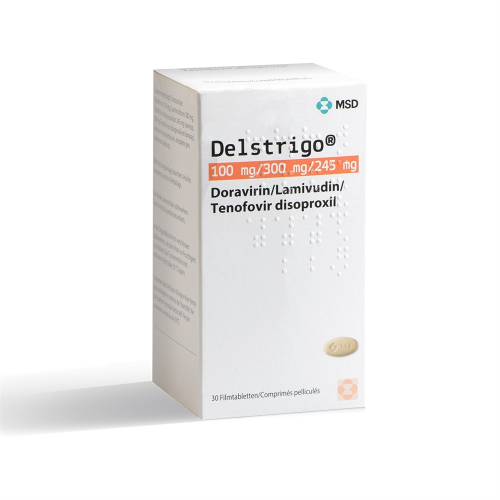 DELSTRIGO Filmtabl 100/300/245mg Ds 30 Stk, Hauptbild