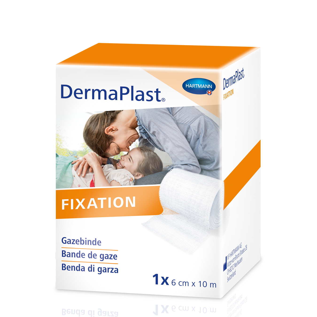 DERMAPLAST bande gaze lisière tissée, image principale