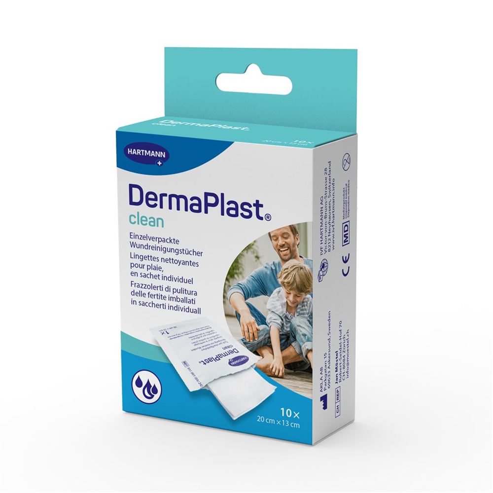 DERMAPLAST Clean Wundreinigungstücher