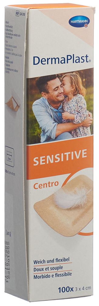 DERMAPLAST Sensitive Centro Strip, Hauptbild