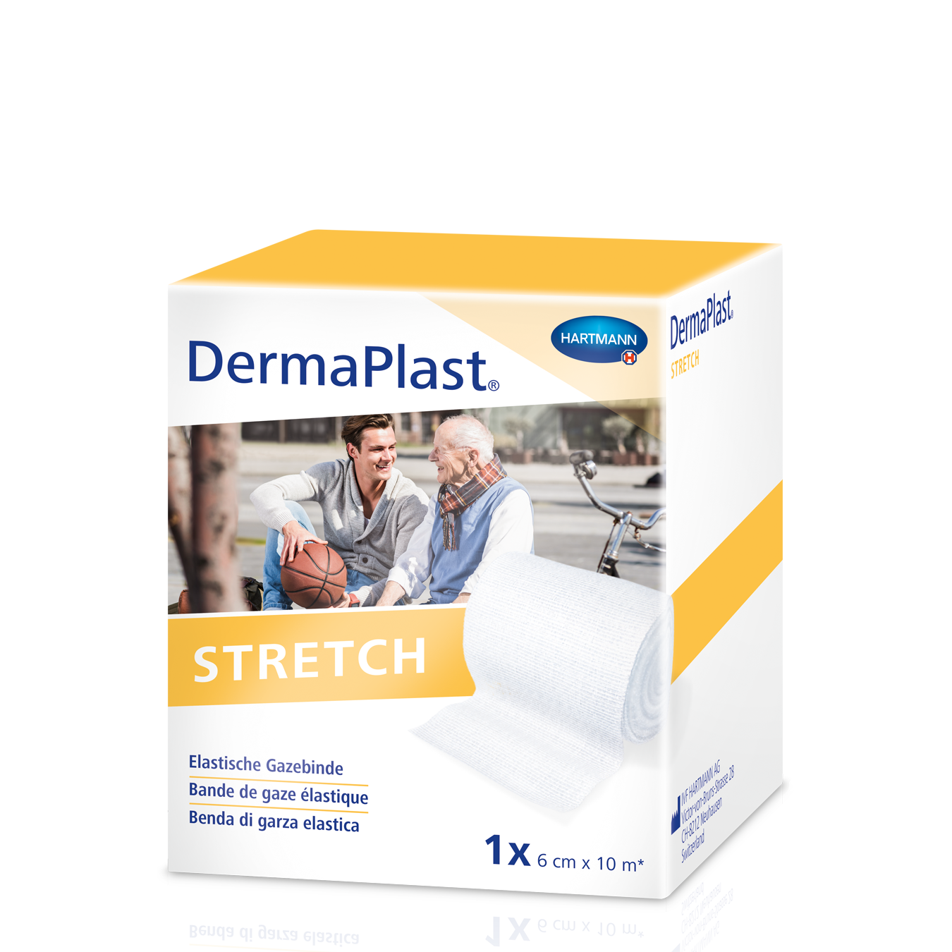 DERMAPLAST Stretch bande de gaze élastique