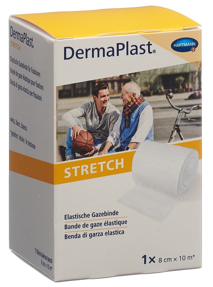 DERMAPLAST Stretch bande de gaze élastique