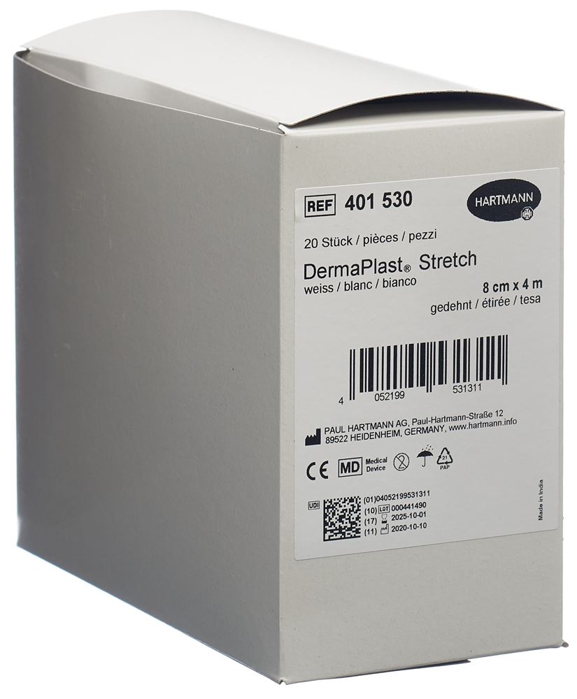DERMAPLAST Stretch bande de gaze élastique