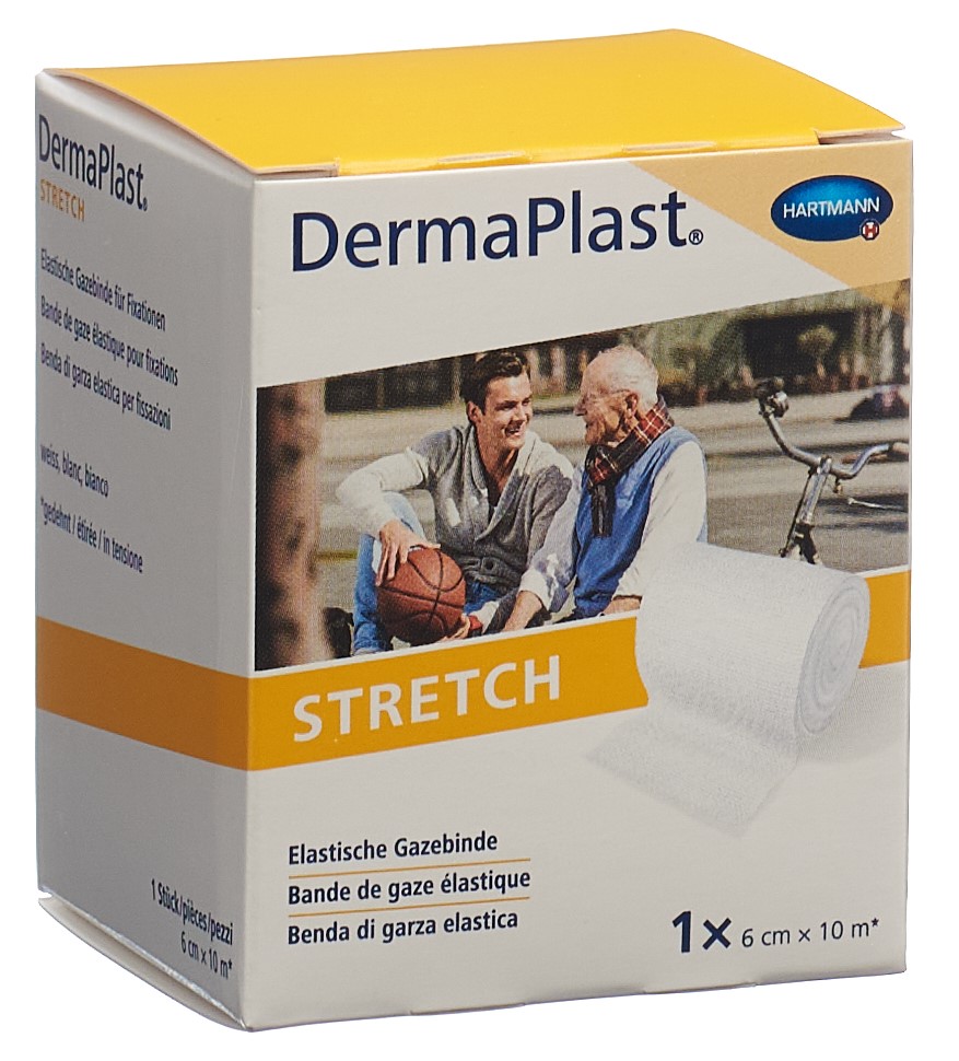 DERMAPLAST Stretch elatische Gazebinde