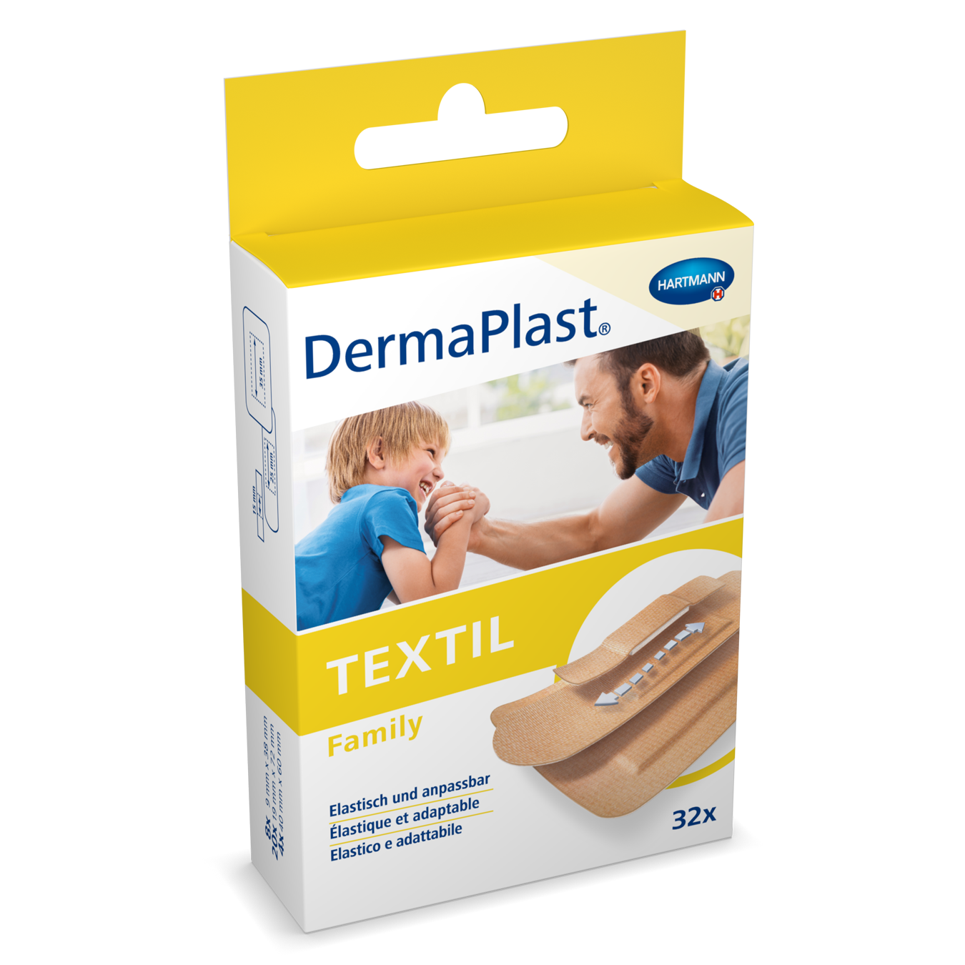 DERMAPLAST Textil Family strips