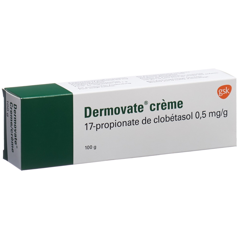 DERMOVATE crème tb 100 g, image 2 sur 2