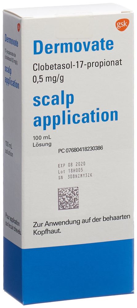 DERMOVATE scalp application, image principale