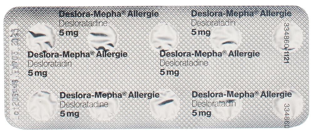 DESLORATADINE Mepha Allergie 5 mg, image 4 sur 4