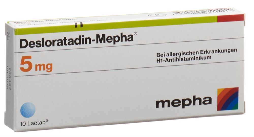 DESLORATADINE Mepha 5 mg, image principale