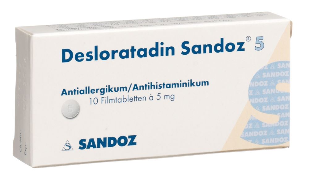 DESLORATADINE Sandoz 5 mg, Hauptbild