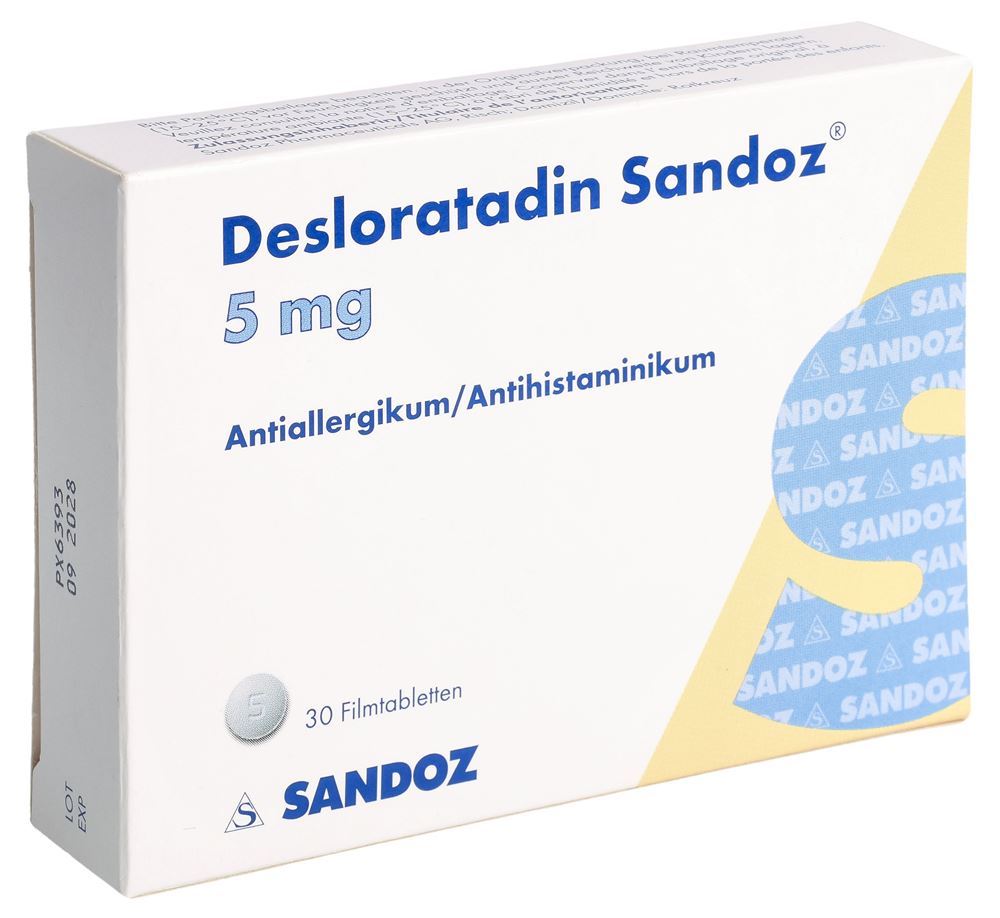 DESLORATADINE Sandoz 5 mg, Hauptbild