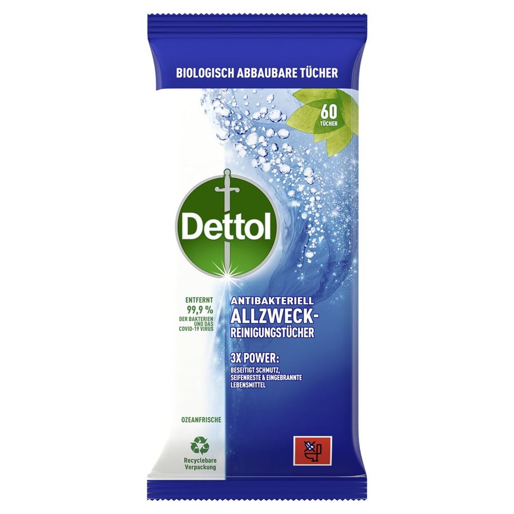 DETTOL lingettes nettoyantes multi-usages