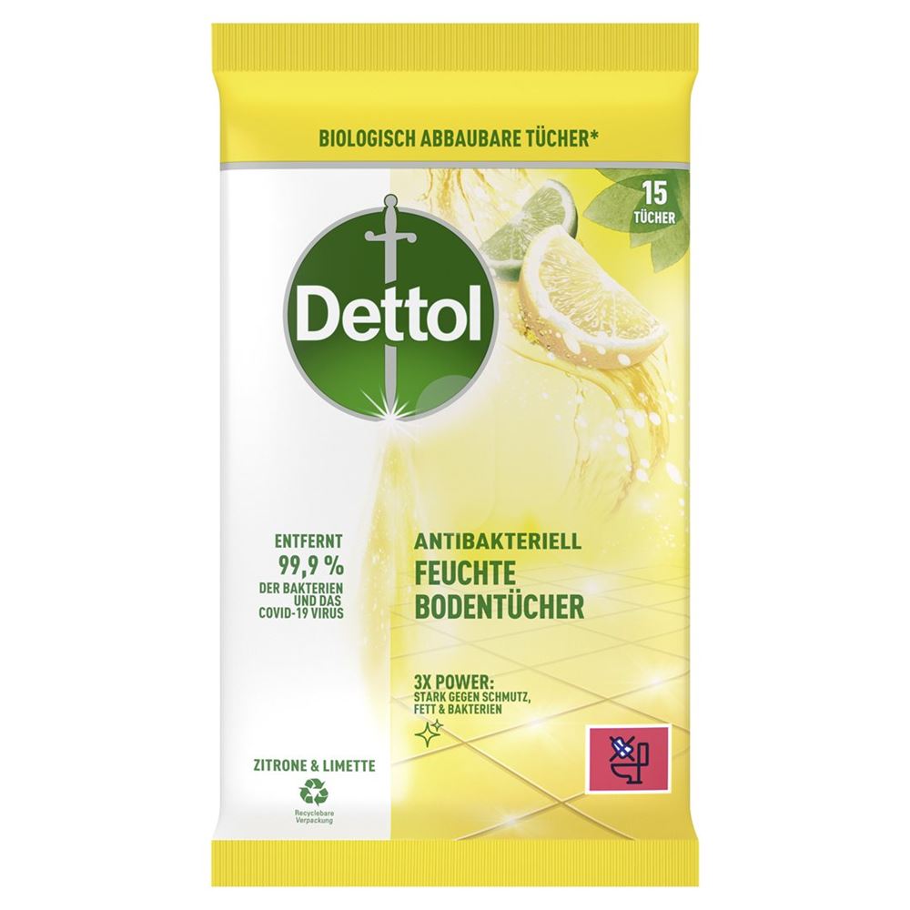 DETTOL lingettes nettoyantes sols