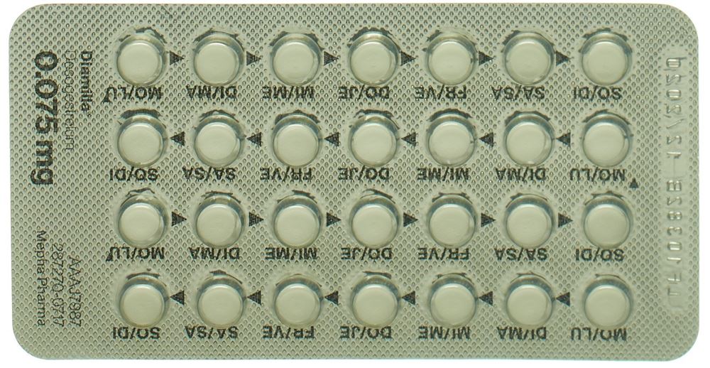 DIAMILLA Filmtabl 0.075 mg Blist 28 Stk, Hauptbild