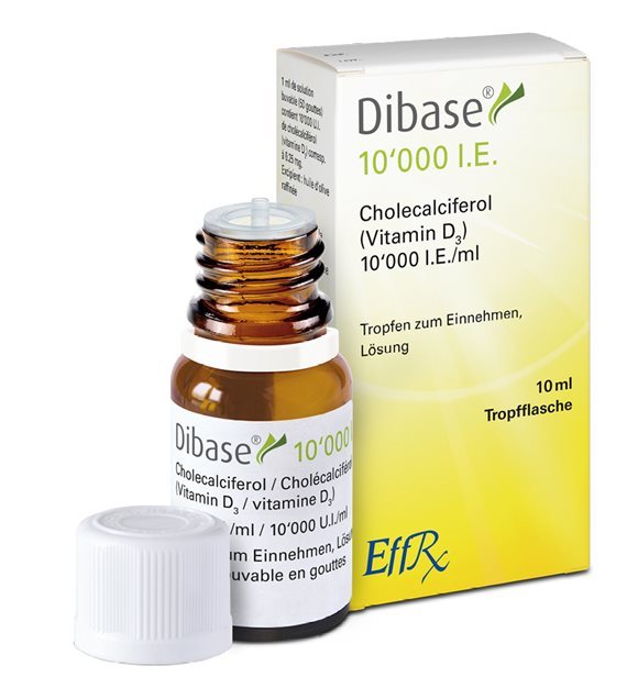 DIBASE gouttes 10000 IE/ml fl gtt 10 ml, image principale