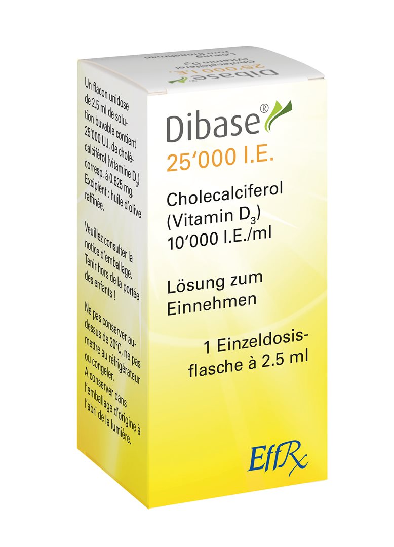 DIBASE sol 25000 IE (D) fl 2.5 ml, image principale